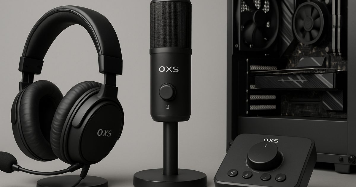 Novas Soluções de Áudio para Gamers da OXS na Gamescom 2026