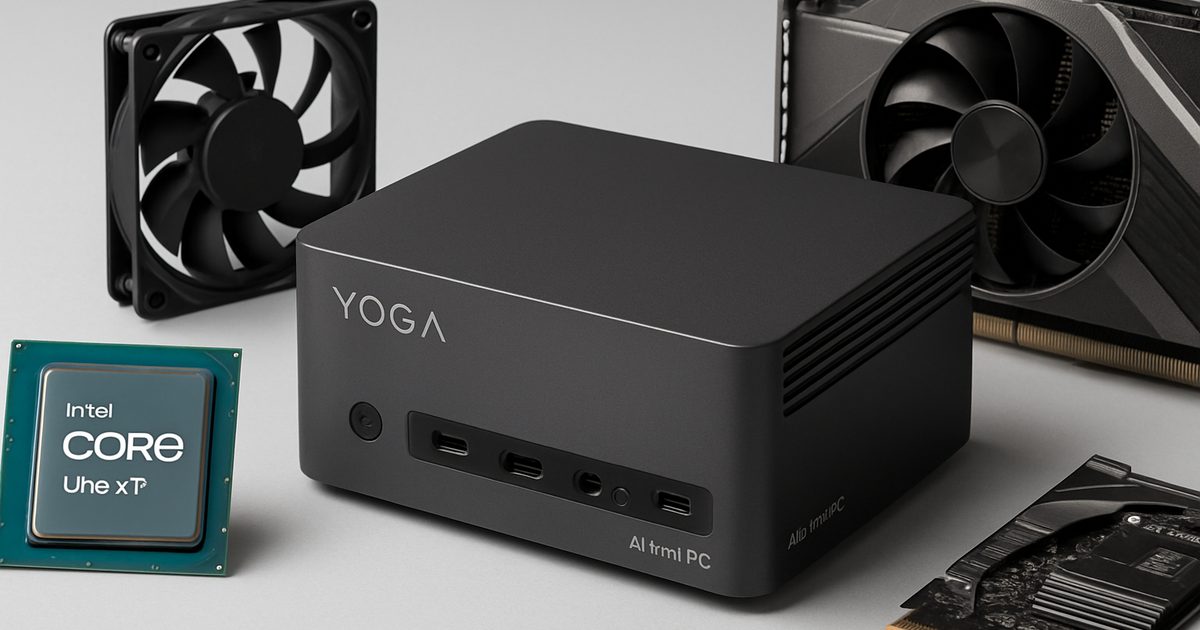Novo Lenovo Yoga AI Mini PC: compacto e poderoso com Intel Core Ultra X7