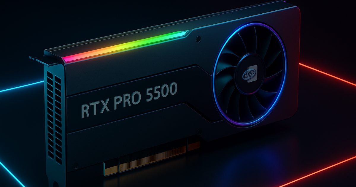 NVIDIA Lança RTX PRO 5500 com 84 GB GDDR7 para Workstations