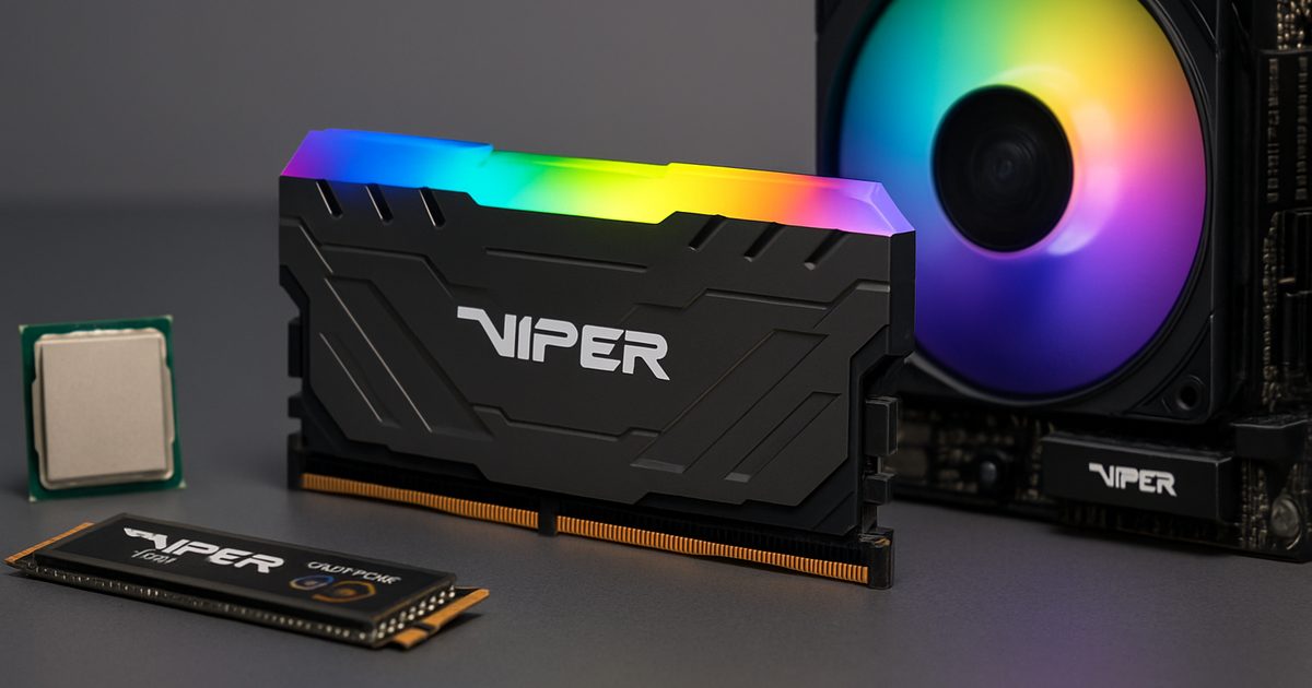 Patriot Memory apresenta nova linha Viper Steel 5 Infinite RGB
