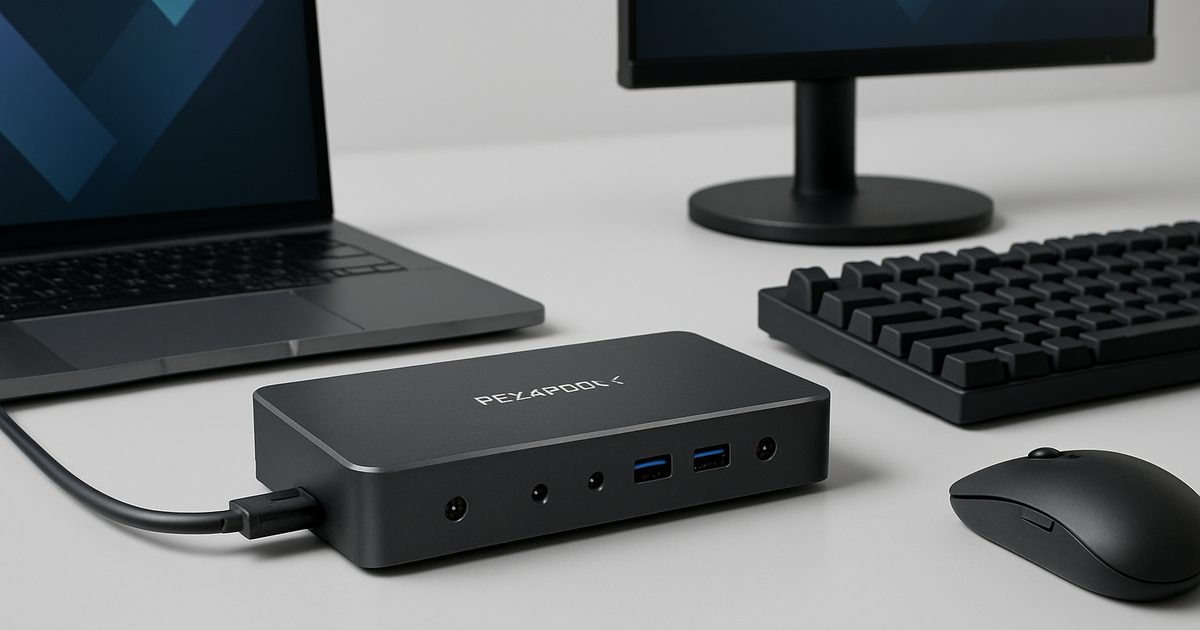 PexarBolt Ultra TBT5 Dock: Revolucione Seu Workflow