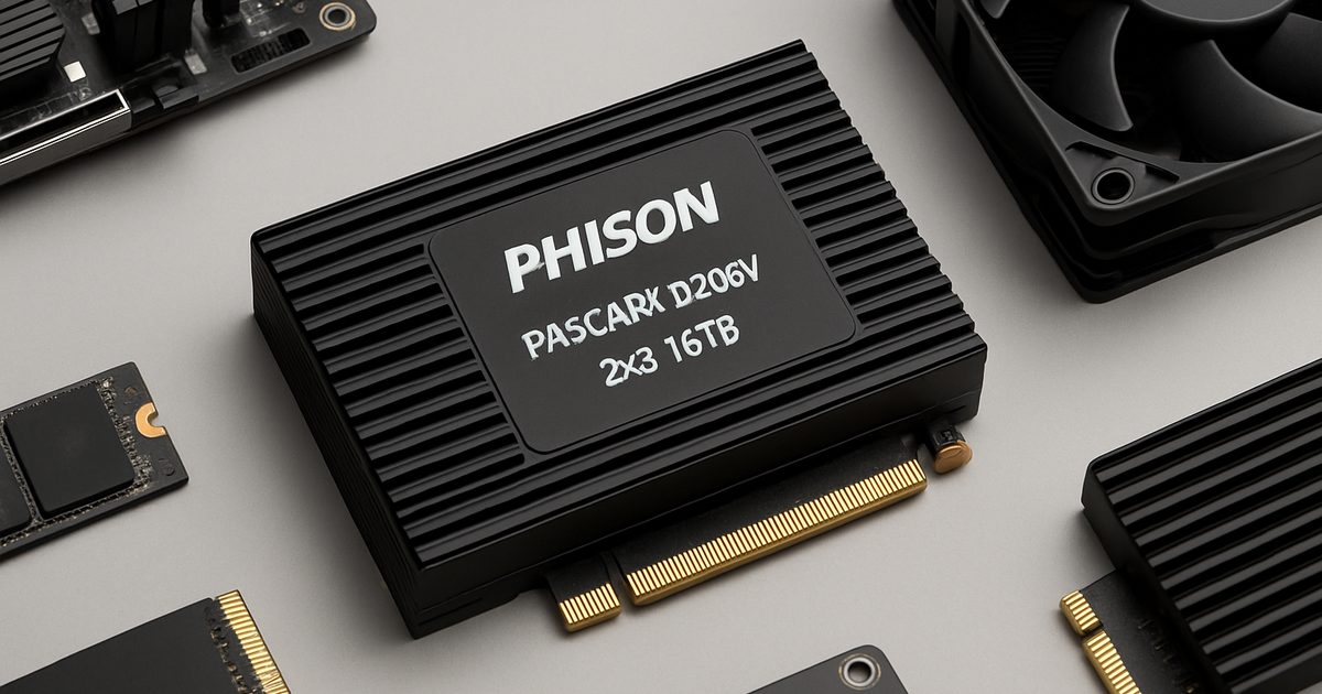 Phison Pascari D206V: SSD Revolucionário com 245,76 TB de Capacidade