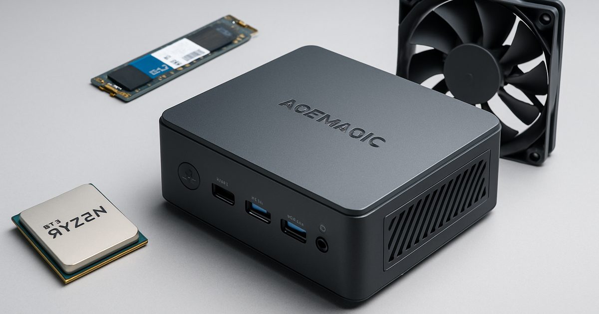 Promoção AceMagic: Mini PCs Ryzen com até 20% de desconto