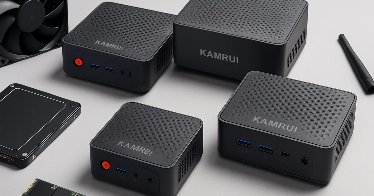 Promoção de Mini PCs KAMRUI: Descontos de até 34%