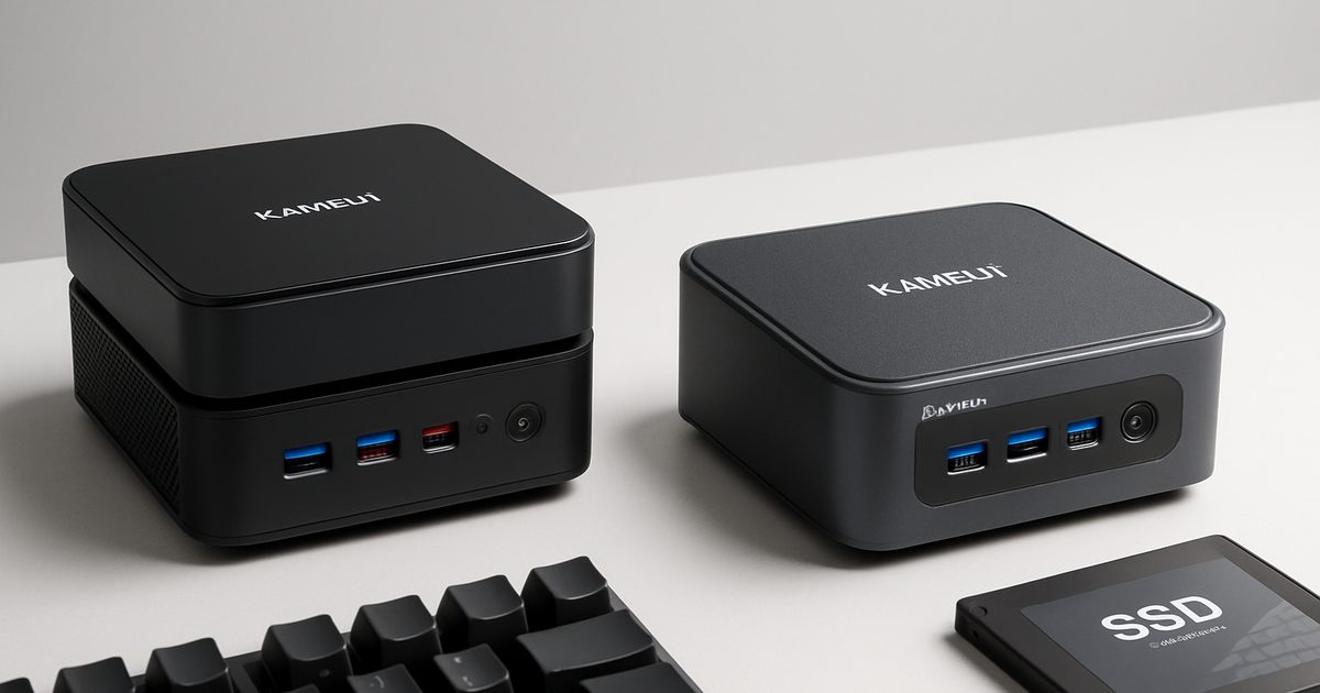 Promoção KAMRUI: Mini PCs AK1PLUS e Pinova P1 com Descontos de Até 34%