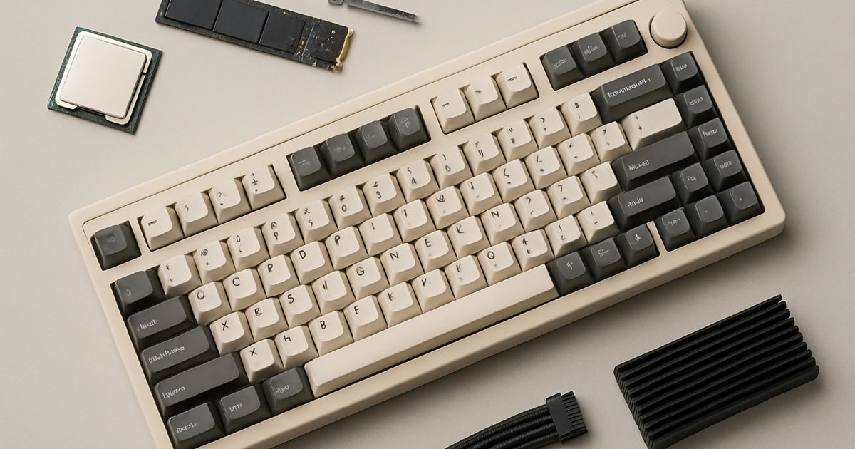 QK100 Mk2: Teclado Mecânico Retro da QwertyKeys Chega em 2026