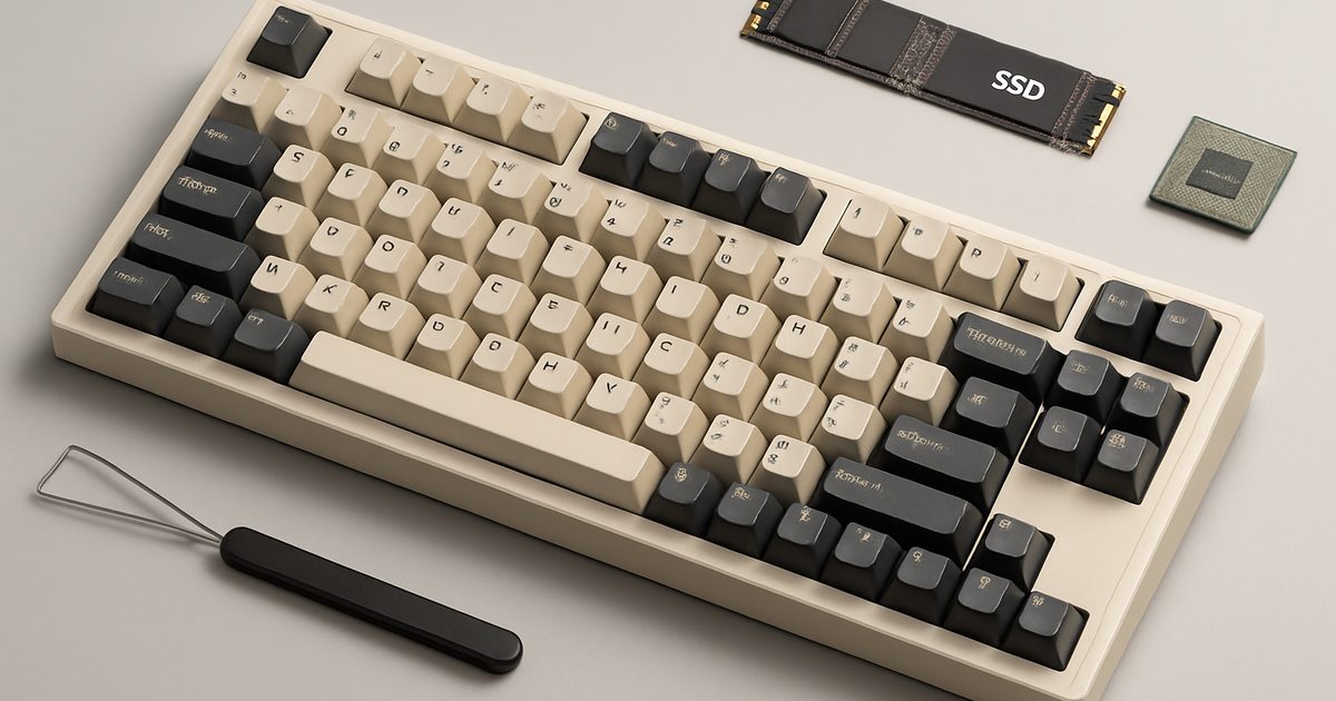 QwertyKeys Lança Teclado Mecânico QK100 Mk2 com Toques Retrô