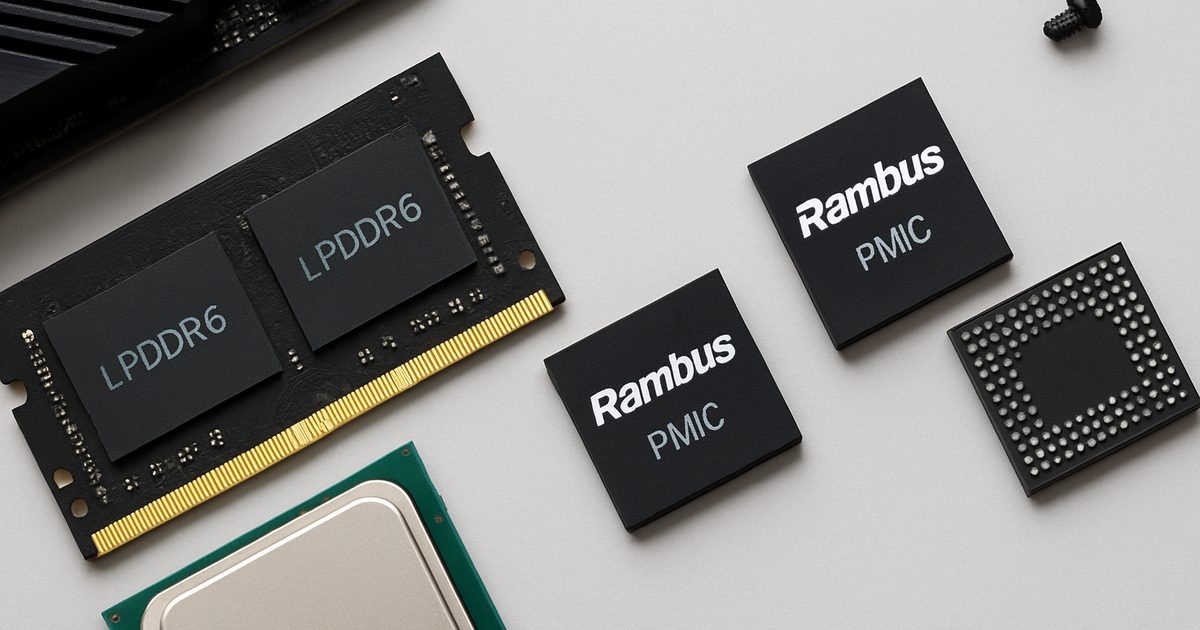 Rambus Inova com PMIC Eficiente para Memórias LPDDR6