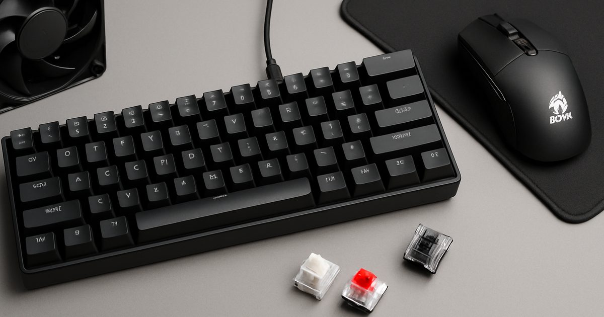 RAWM eSports Lança Teclado Nyx60 com Switches Ópticos Avançados