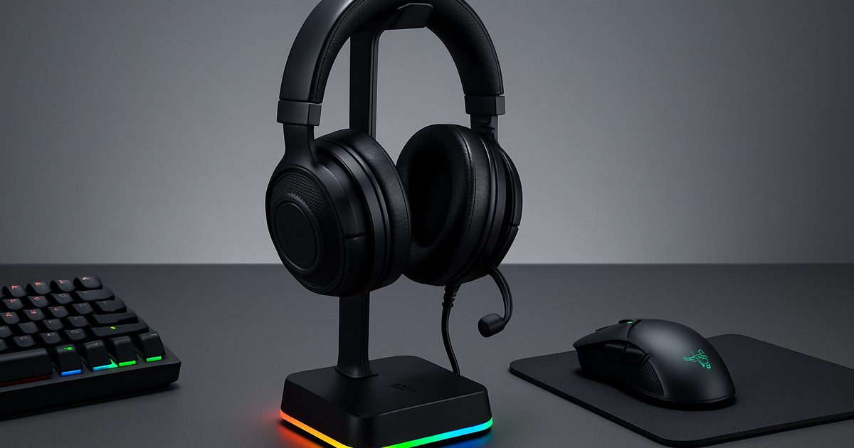 Razer Lança Base Station V3 Chroma: Suporte RGB para Headsets