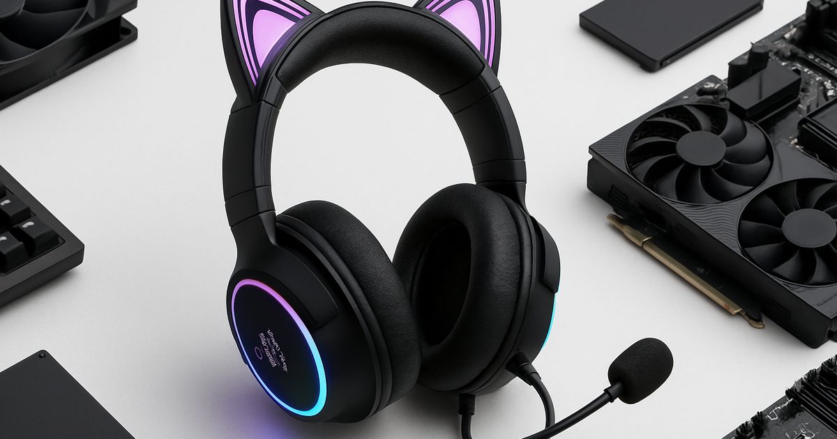 Razer Lança Kraken Kitty V3: Headset RGB para Streamers