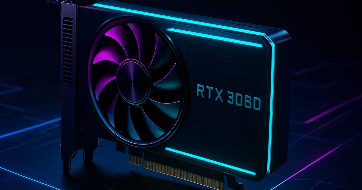 RTX 3060 de Slot Único Alimentada por PCIe Surge na China
