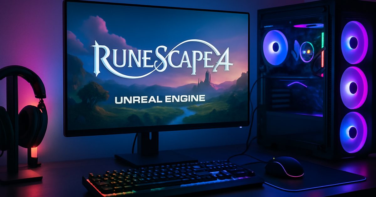 RuneScape 4 é anunciado com Unreal Engine: O que esperar