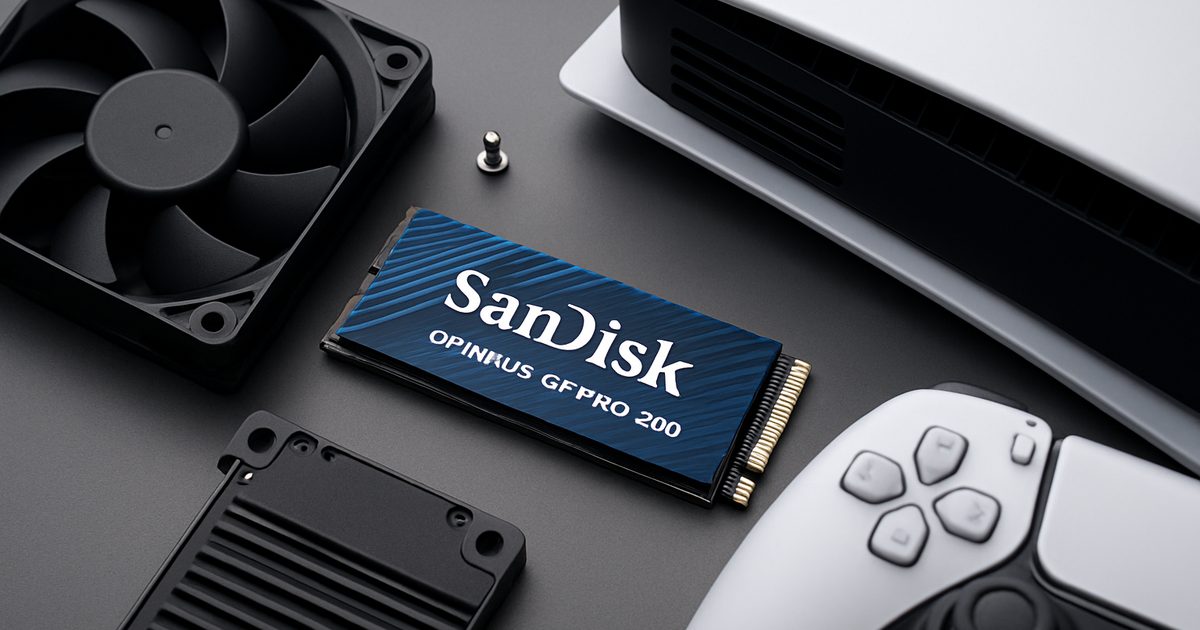 Sandisk Lança SSD Optimus GX PRO 850P para PlayStation 5