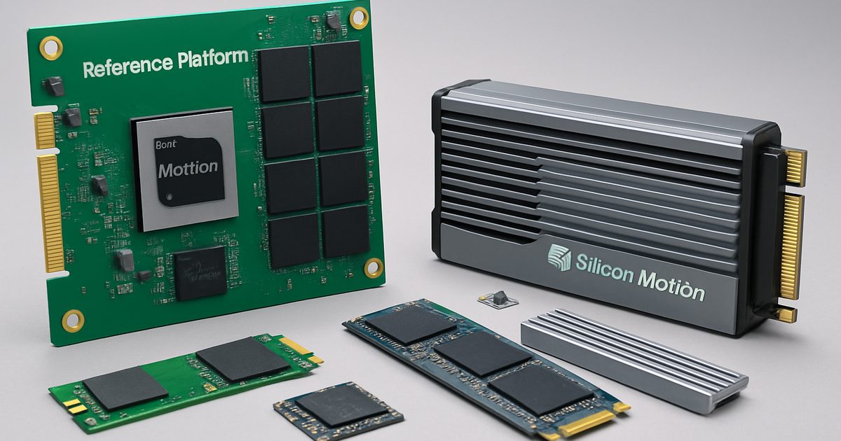 Silicon Motion lança Kit de Referência MonTitan SSD