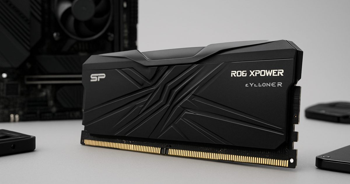 Silicon Power lança memória DDR5 ROG XPOWER Cyclone R
