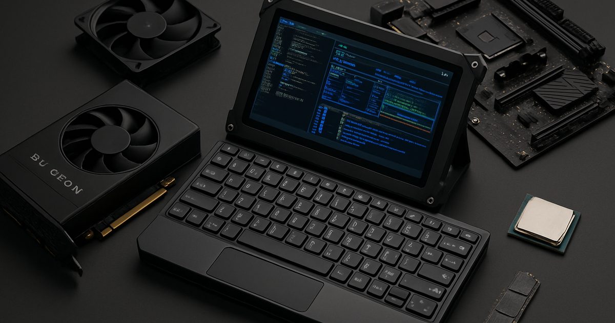 Slurptop: O Cyberdeck Inovador com Teclado Completo e Mais
