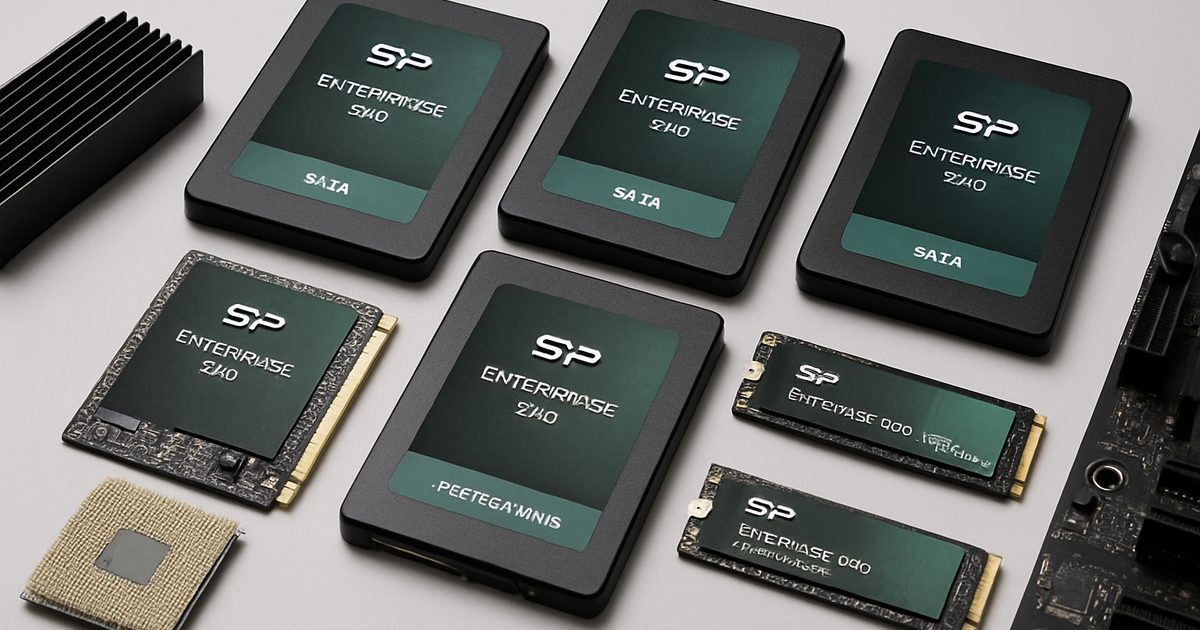 SP Industrial Lança Seis Novos SSDs Empresariais de Alto Desempenho