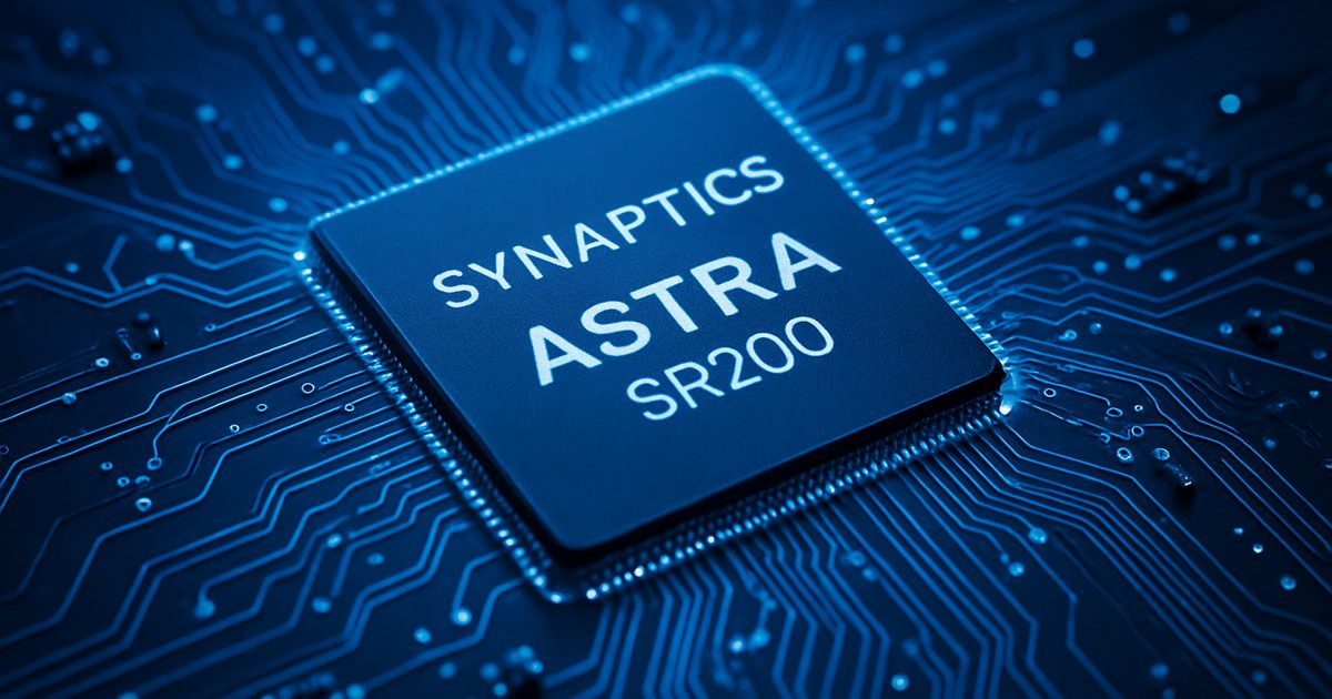 Synaptics Lança Processadores Astra SR200 com IA de Borda Avançada