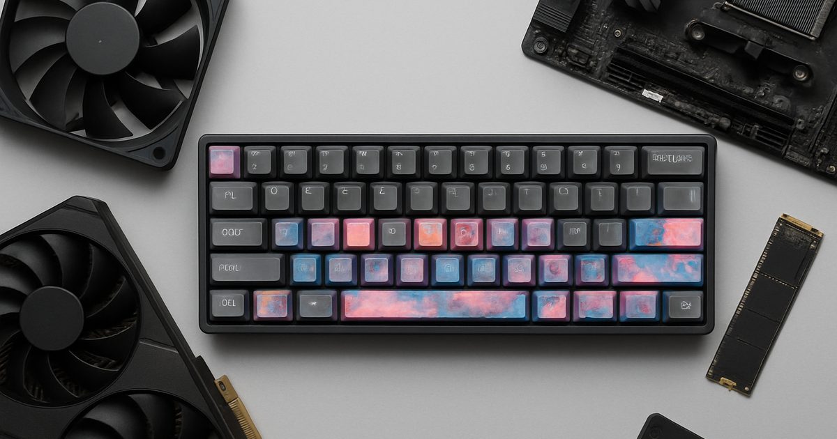 Teclado Chitu MAG-60: Edição Limitada com Toque Artístico