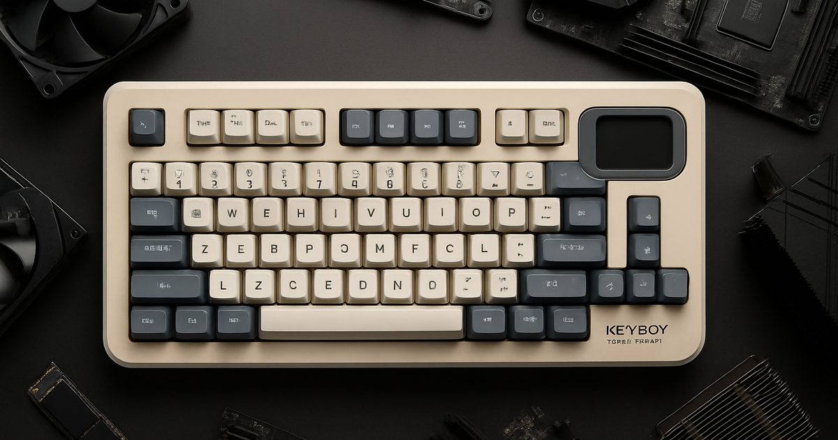Teclado Mecânico Retro KeyBoy Advance é Lançado por R$ 1.400