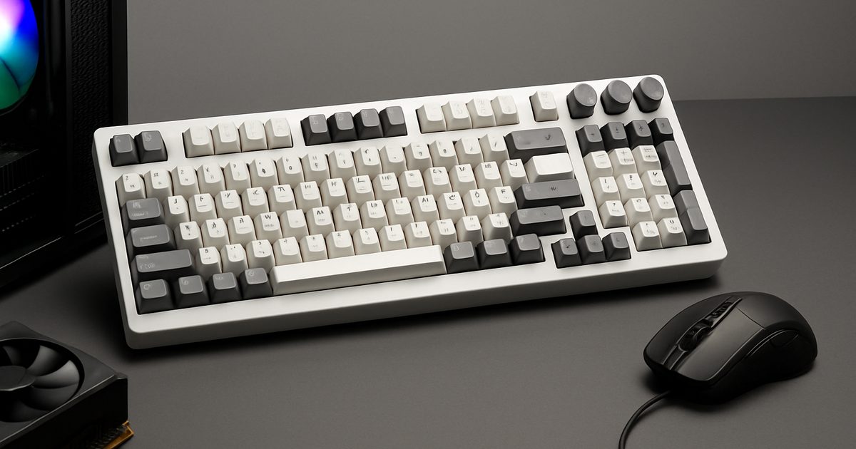 The Behemoth V2: O Teclado Gamer Mecânico 135% Maximalista
