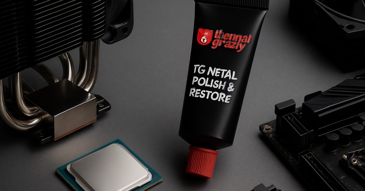 Thermal Grizzly Lança Pasta de Polimento TG Metal Polish & Restore