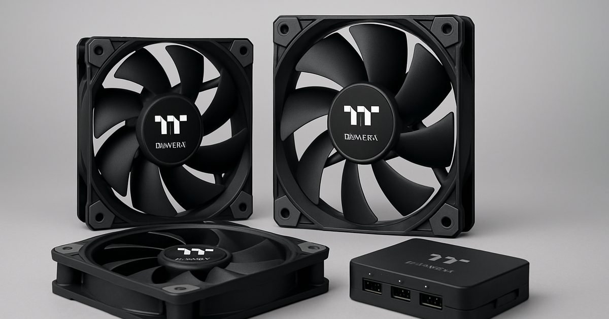 Thermaltake Lança Ventoinhas SWAFAN UNIFY com Design Inovador
