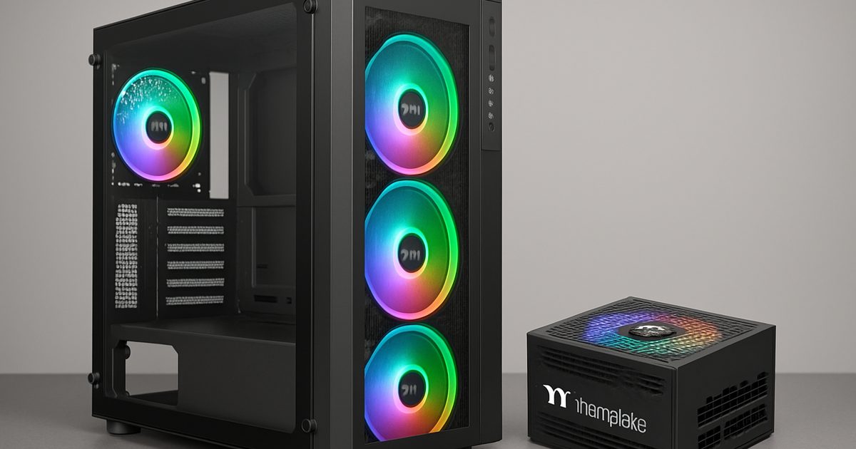 Thermaltake Revela Novidades em Gabinetes e Fontes na Gamescom 2026