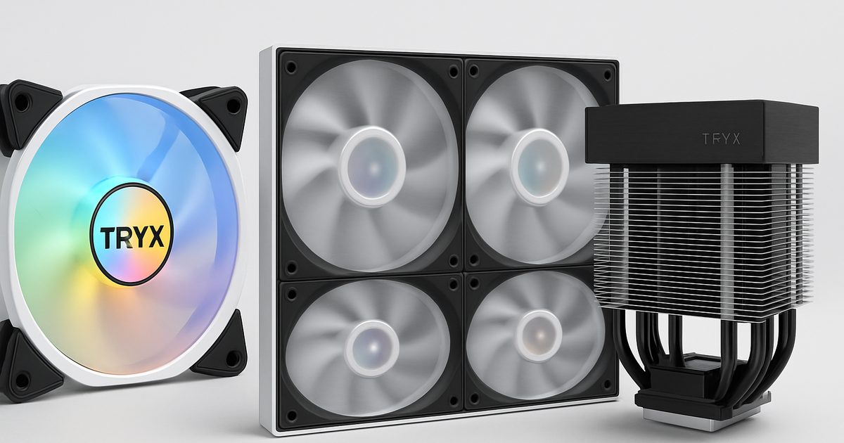 TRYX revela coolers HOLO e Panoramic V2 na Computex 2026
