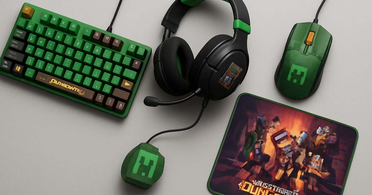Turtle Beach Lança Periféricos Temáticos do Minecraft Dungeons II