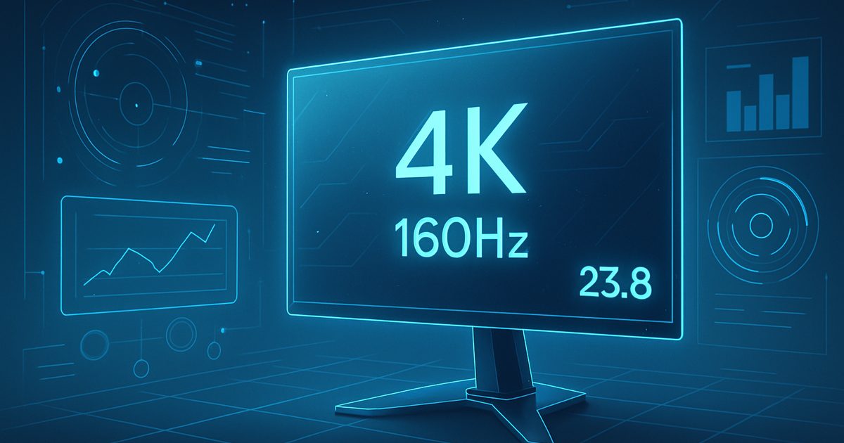 ViewSonic Lança Monitor Gamer 4K de 160 Hz e 23.8 Polegadas