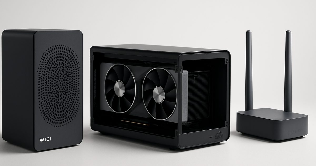 Wici Wireless eGPU promete desempenho incrível via Wi-Fi 7