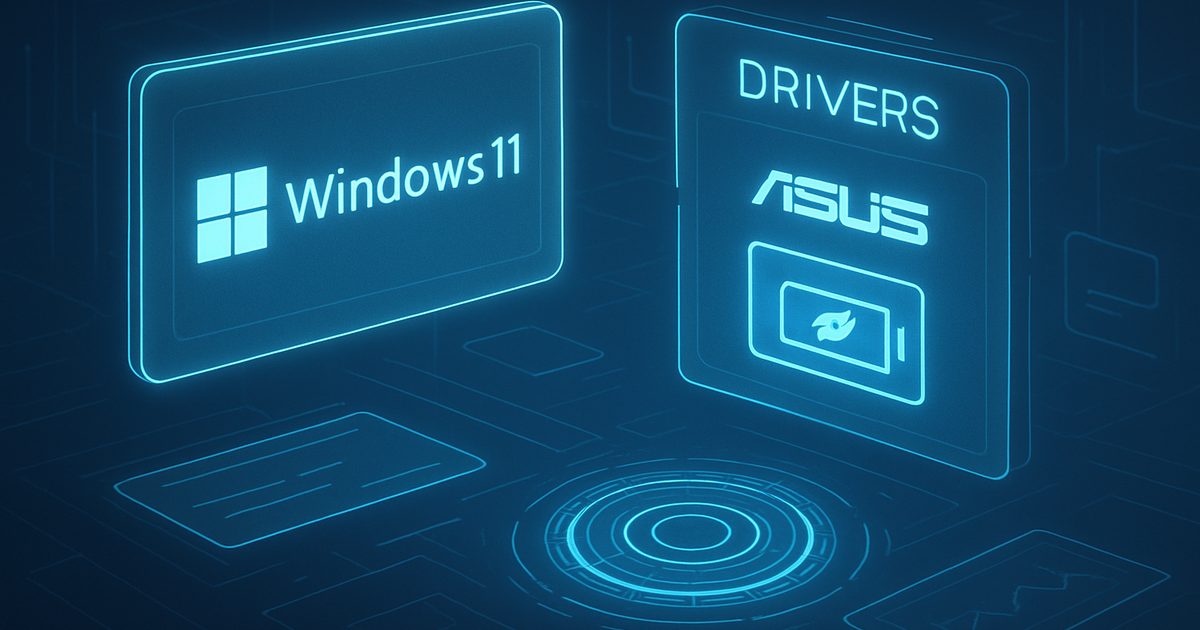 Windows 11 Remove Drivers ASUS após Uso Prolongado do Modo Eco