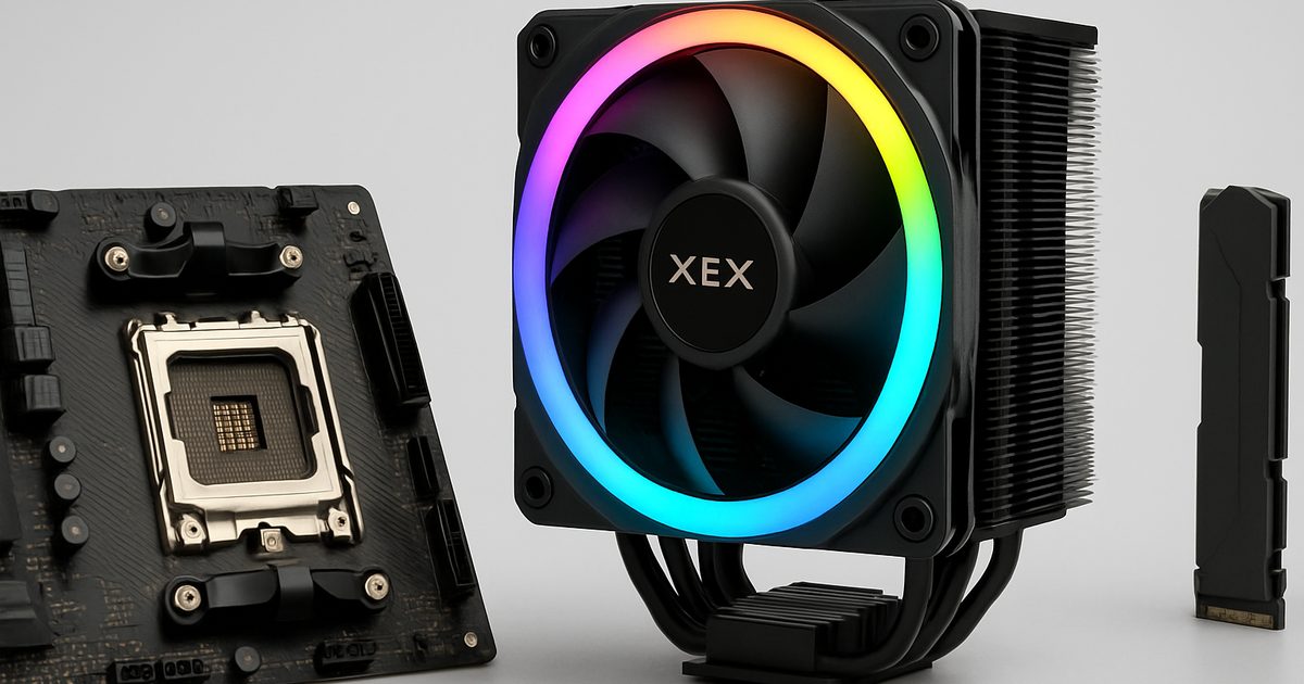 Xeron Lança NEX A61 ARGB: Cooler para CPU AM5 com Estilo