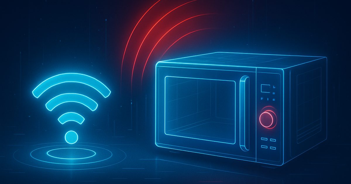 Por Que o Wi-Fi Cai Quando Você Liga o Micro-ondas?