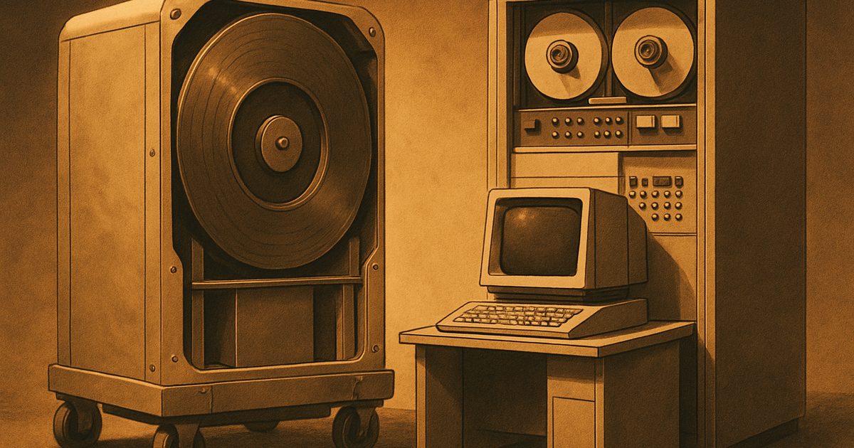 O Primeiro HD Pesava Uma Tonelada e Guardava só 5MB