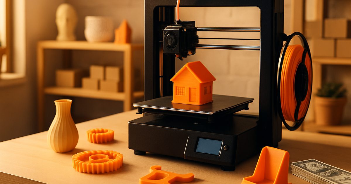 O Que Vender com uma Impressora 3D: 20 Produtos que Dão Lucro